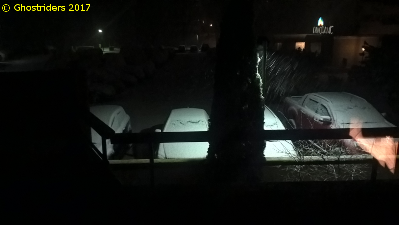 nachts im schnee